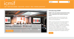 Desktop Screenshot of icmif.org